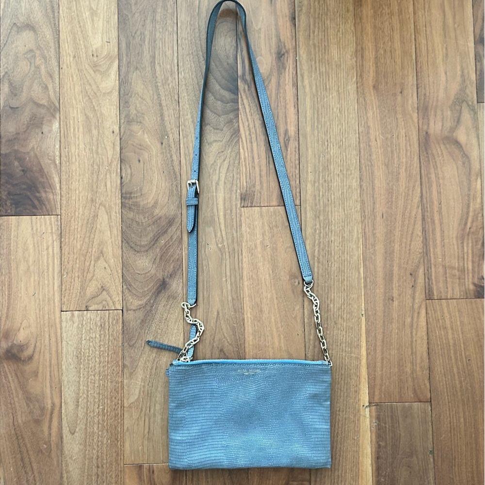 Henri Bendel Blue Snake Crossbody